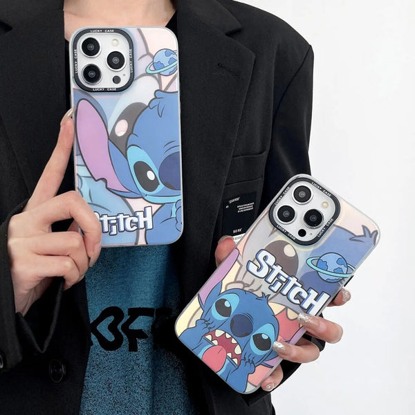 Cartoon Stitch Phone Case For iPhone