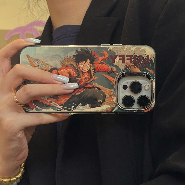 One Piece Luffy Zoro Phone Case For iPhone